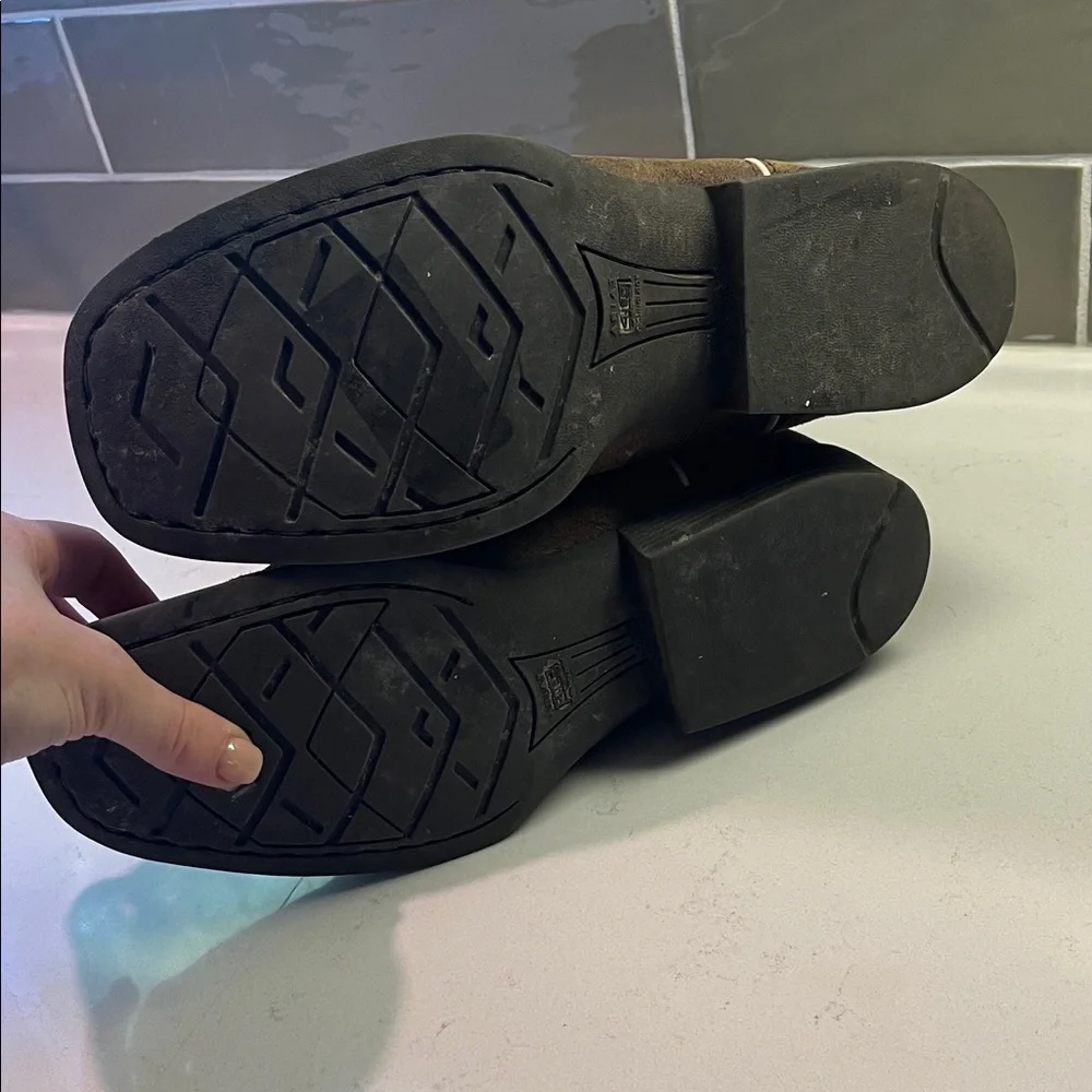 Ariat Women’s Tombstone Dark Brown Western Leather Boots, Size 6 - Picture 6 of 7